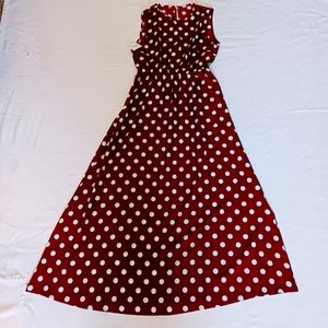 NWT Polka Dot Maxi Dress